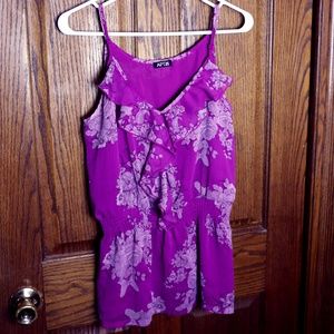 Pink Floral Tank